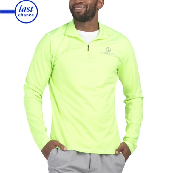 BOGNER FIRE & ICE Bright Green Pascal Base Layer Top - Picture 1 of 2